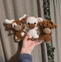 Handmade Highland Cow Amigurumi - Soft Plush Toy